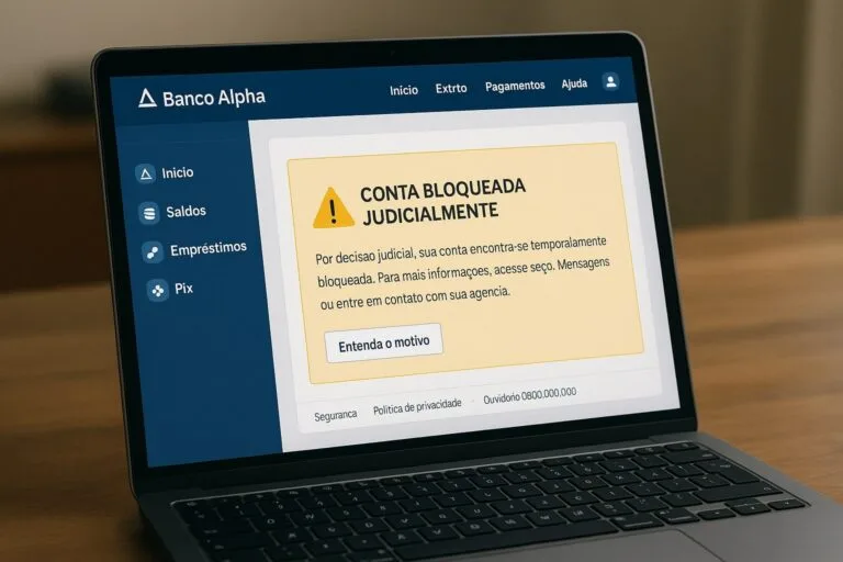 O bloqueio judicial de contas bancárias pode acontecer em diferentes tipos de processos e costuma gerar preocupação imediata para quem depende daquele dinheiro para despesas do dia a dia. Em muitos casos, a medida ocorre por meio de sistemas judiciais utilizados para localizar valores em contas bancárias. Neste artigo, explicamos por que uma conta pode ser bloqueada, quais são os direitos do titular e quais medidas podem ser utilizadas para solicitar o desbloqueio de valores.